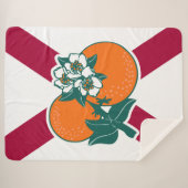Couverture Sherpa Afficher vos couleurs - Floride (Devant (Horizontal))