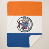 Couverture Sherpa Afficher vos couleurs - New York (Devant)