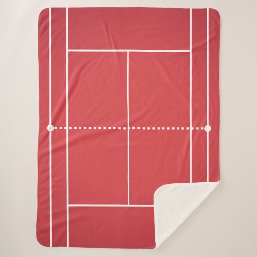 Couverture Sherpa Afficher vos couleurs - Tennis (Devant)