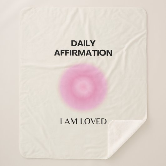 Couverture Sherpa Affirmation quotidienne, Affirmation positive, Spi (Devant)