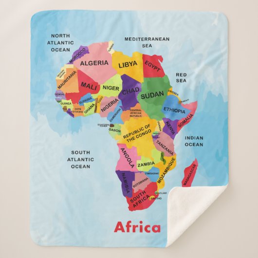 Couverture Sherpa Africa map (Devant)