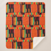 Couverture Sherpa African Kente Cloth (Devant)