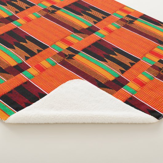 Couverture Sherpa African Kente Cloth (3/4)