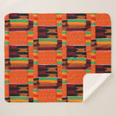 Couverture Sherpa African Kente Cloth (Devant (Horizontal))