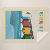 Couverture Sherpa Afrique du Sud | Plage de Muizenberg (Devant (Horizontal))