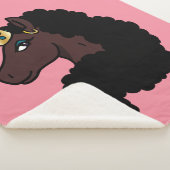 Couverture Sherpa Afro Unicorn | Magique (3/4)
