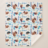 Couverture Sherpa Afro Unicorn Magique autonomiser le Motif (Devant)