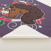 Couverture Sherpa Afro Unicorn Sucre de canne Heart Holiday (3/4)