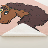 Couverture Sherpa Afro Unicorn | Unique (3/4)