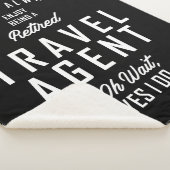 Couverture Sherpa Agent de voyage Travail Titre du travail Cadeau (3/4)