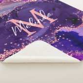 Couverture Sherpa Agitation des séquences de Parties scintillant vio (3/4)