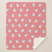 Couverture Sherpa Agneau rose (Devant)