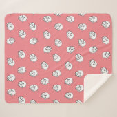 Couverture Sherpa Agneau rose (Devant (Horizontal))