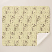 Couverture Sherpa Agritourisme De Poulet Sherpa Blanket-Moyen (Devant (Horizontal))