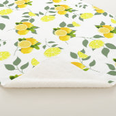 Couverture Sherpa Agrumes TROPICALES FRUITS D'ÉTÉ Citron orange tran (3/4)