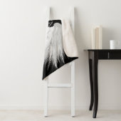 Couverture Sherpa AILES ANGEL Monogramme Noir (En situation)