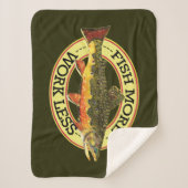 Couverture Sherpa Aimer la pêche à la mouche ? Capter une truite de (Devant)