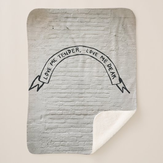 Couverture Sherpa Aimez-moi tendre amour mes chers citations murales (Devant)