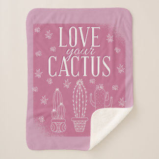 Couverture Sherpa Aimez votre cactus