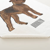 Couverture Sherpa Airedale terrier dog cartoon (3/4)