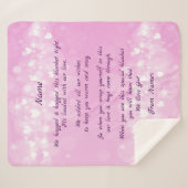 Couverture Sherpa Ajouter Des Noms, Changer N'Importe Quel Texte Que (Devant (Horizontal))