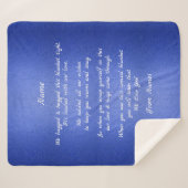 Couverture Sherpa Ajouter Des Noms, Changer N'Importe Quel Texte Que (Devant (Horizontal))