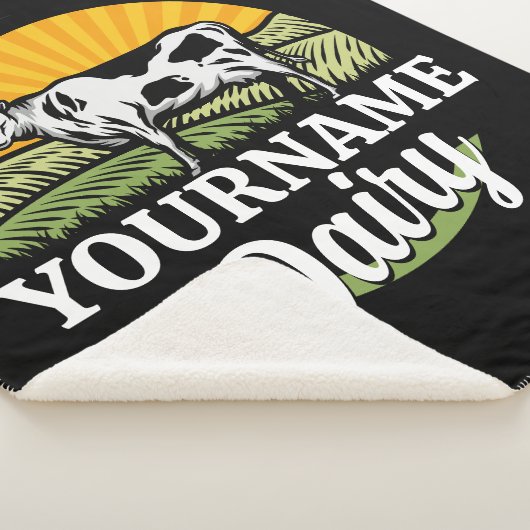 Couverture Sherpa AJOUTER NOM Sunset Ferme laitière Pâturage Holstei (3/4)