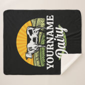 Couverture Sherpa AJOUTER NOM Sunset Ferme laitière Pâturage Holstei (Devant (Horizontal))