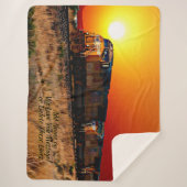 Couverture Sherpa Ajouter un message de nom - Train de locomotives d (Devant)