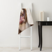 Couverture Sherpa Ajouter une Personnaliser photo Pit Bull (En situation)