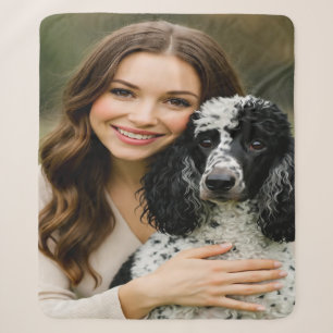 Couverture Sherpa Ajouter une photo de Poddle Personnaliser Personna