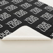 Couverture Sherpa Ajouter votre logo Répéter Motif Modèle modifiable (3/4)