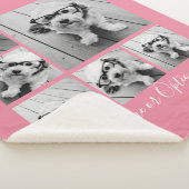 Couverture Sherpa Ajouter votre propre 6 photos Collage — PEUT modif (3/4)