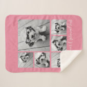 Couverture Sherpa Ajouter votre propre 6 photos Collage — PEUT modif (Devant (Horizontal))