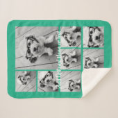 Couverture Sherpa Ajouter votre propre collection de 9 photos — PEUT (Devant (Horizontal))