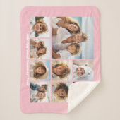 Couverture Sherpa Ajouter votre propre collection de 9 photos - PEUT (Devant)