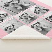 Couverture Sherpa Ajouter votre propre collection de 9 photos - PEUT (3/4)