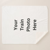 Couverture Sherpa Ajouter Votre Propre Photo Ici (Devant (Horizontal))