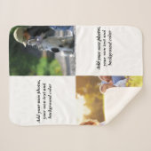 Couverture Sherpa Ajoutez vos propres photos, texte et jetez pi par  (Devant (Horizontal))