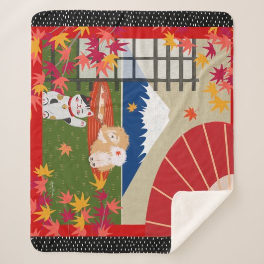 Couverture Sherpa AKI Chow Sherpa Blanket (Devant)