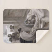 Couverture Sherpa Albert Edelfeel - Jésus Laver les pieds des discip (Devant (Horizontal))