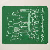 Couverture Sherpa Alhambra Cour des Lions 1 (Devant (Horizontal))