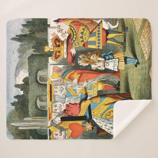 Couverture Sherpa Alice à Wonderland (Devant (Horizontal))