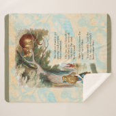 Couverture Sherpa Alice au pays des merveilles Cheshire Cat Mad (Devant (Horizontal))