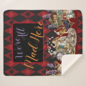 Couverture Sherpa Alice au pays des merveilles Mad Cheshire Chat (Devant (Horizontal))
