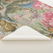 Couverture Sherpa Alice Cheshire Chat Wonderland Tree Garden (3/4)