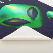 Couverture Sherpa Alien Heads "We Are Here"  (3/4)