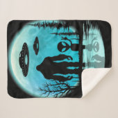 Couverture Sherpa Alien UFO Bigfoot (Devant (Horizontal))