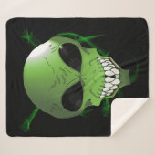 couverture Sherpa alien verte (Devant (Horizontal))
