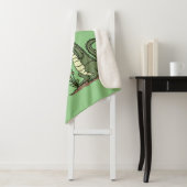 Couverture Sherpa Aligator de crocodile drôle avec dessin animé (En situation)